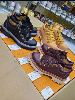 Louis Vuitton Derbies Featuring Thick Lace and Chunky Rubber Outsole