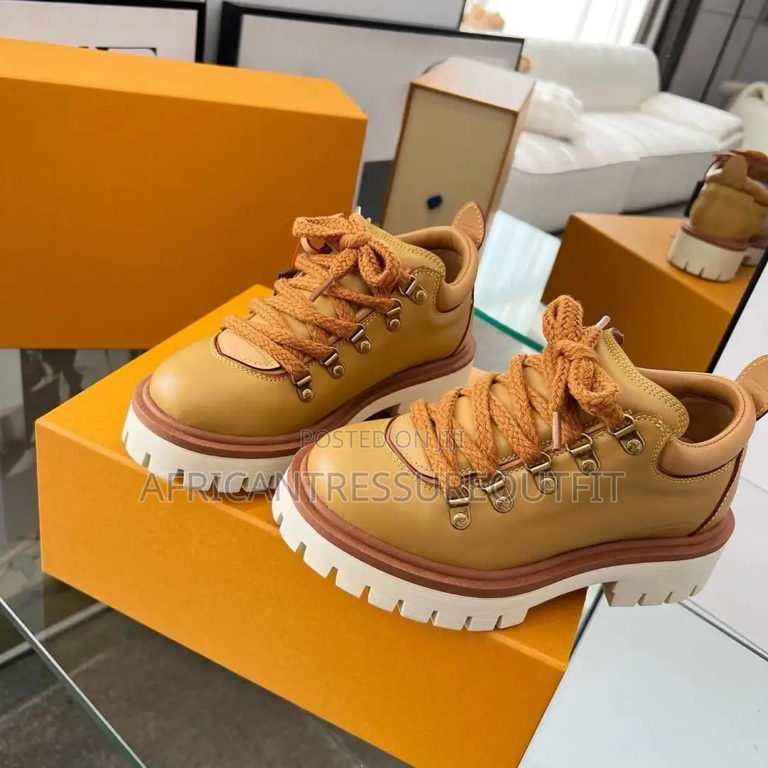 Louis Vuitton Derbies Featuring Thick Lace and Chunky Rubber Outsole