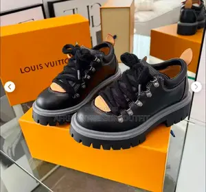 Louis Vuitton Derbies Featuring Thick Lace and Chunky Rubber Outsole