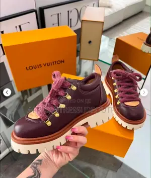 Louis Vuitton Derbies Featuring Thick Lace and Chunky Rubber Outsole