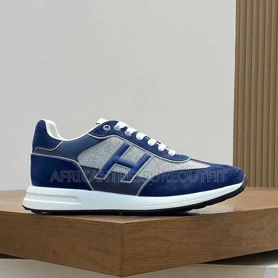 Hermes Bouncing Sneakers Texting Branding Visible on Leather Footbed