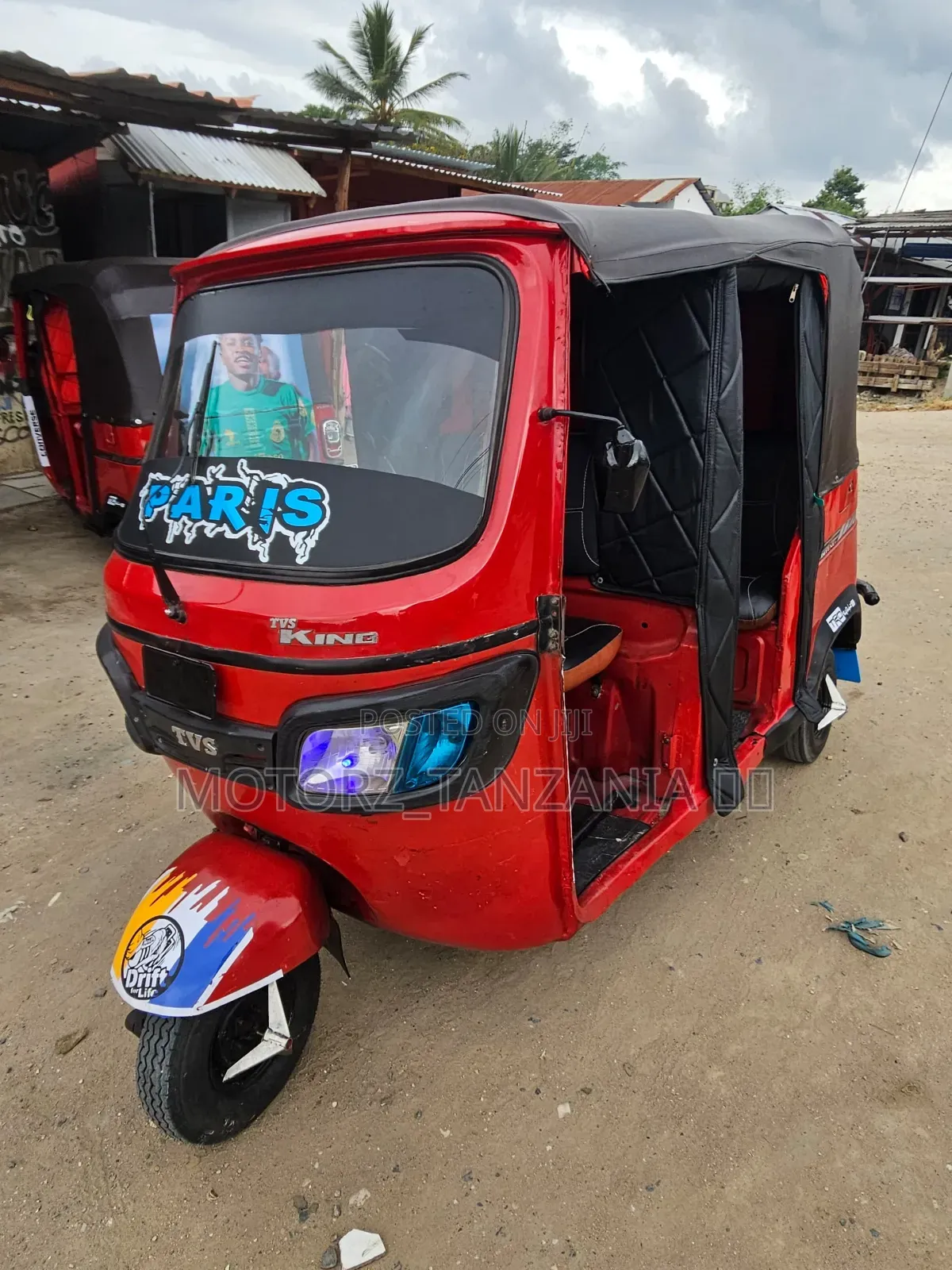 TVS King Deluxe Plus iTouch Start 2022 Red