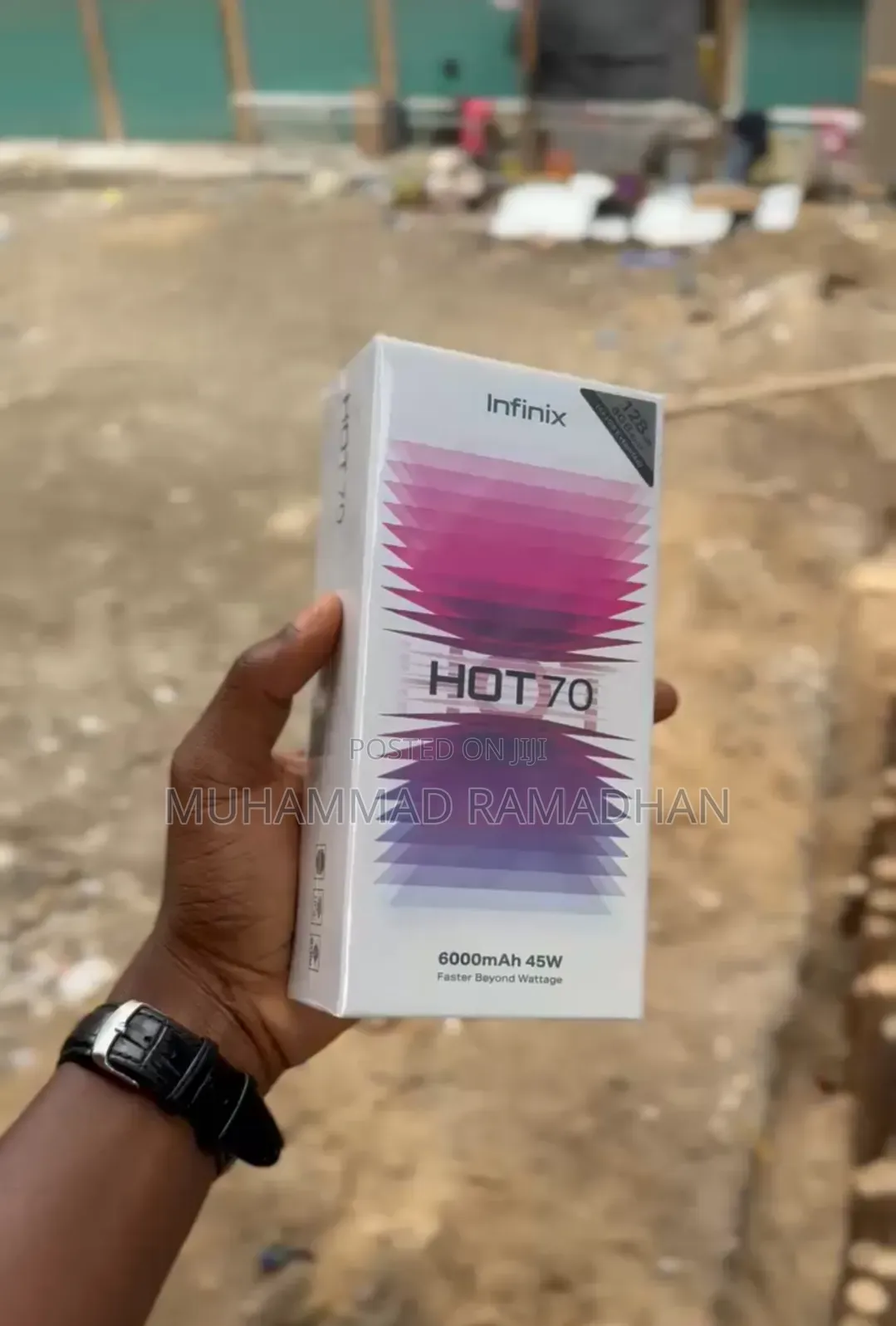 New Infinix Hot 70 128 GB Black