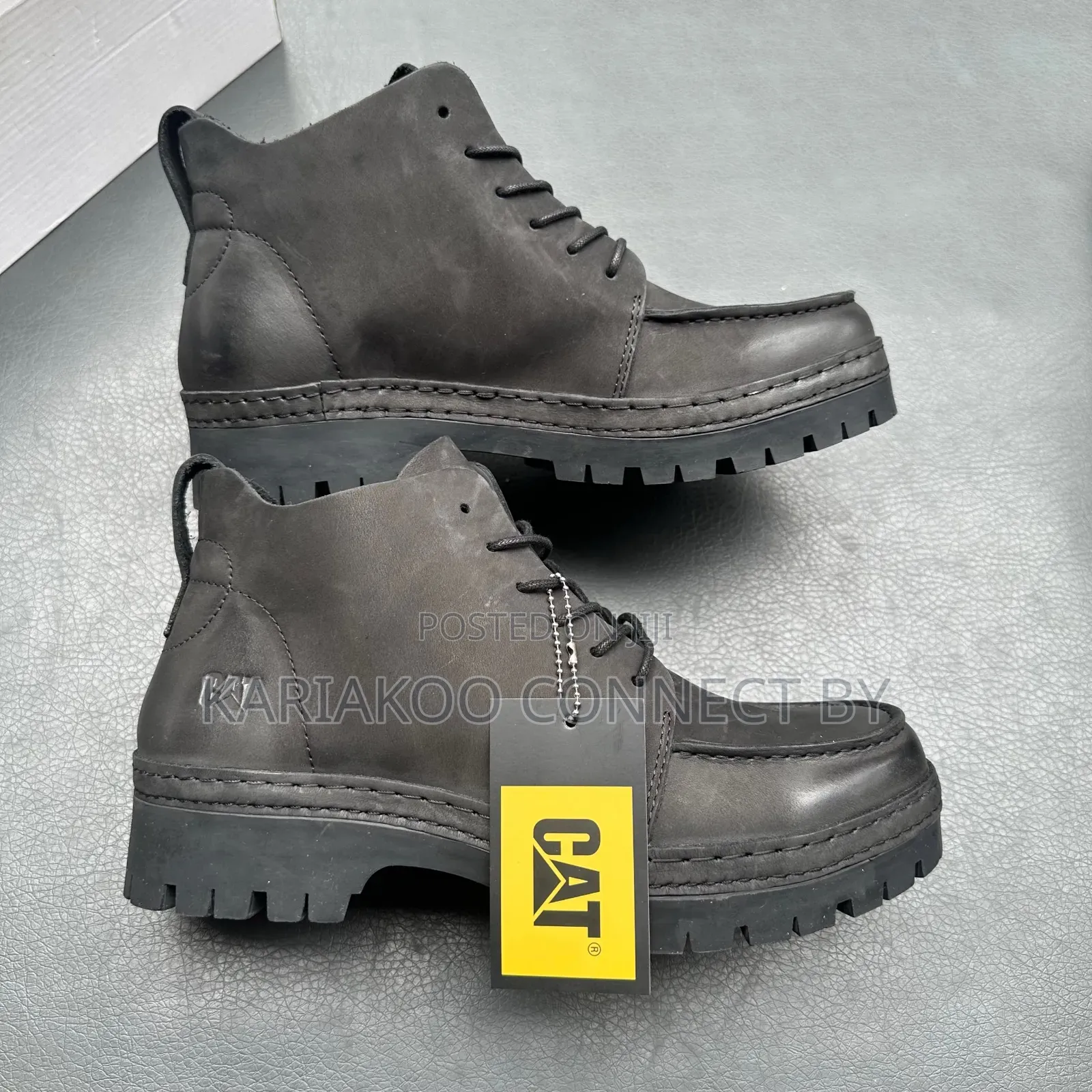 Cat Casual Leather Boots