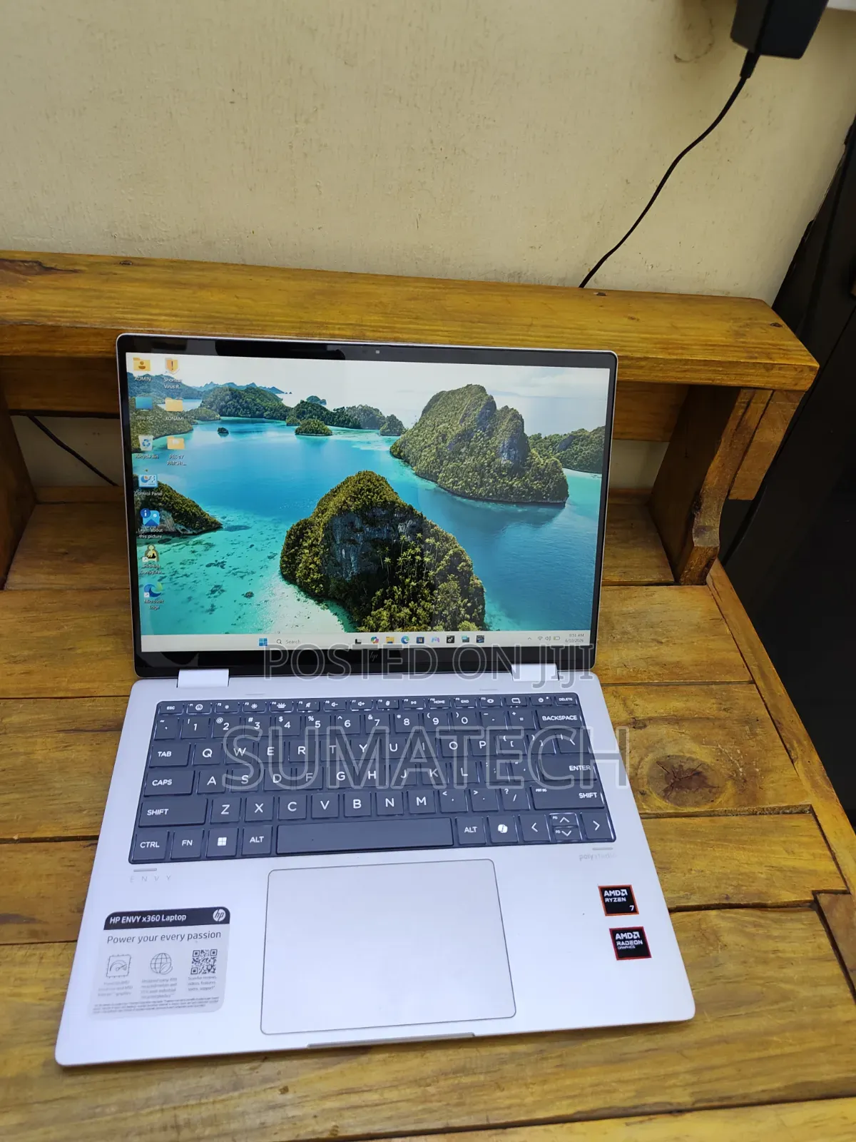 Laptop HP Envy 14 16GB AMD Ryzen 7 SSD 512GB