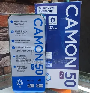 New Tecno Camon 50 Pro 256 GB
