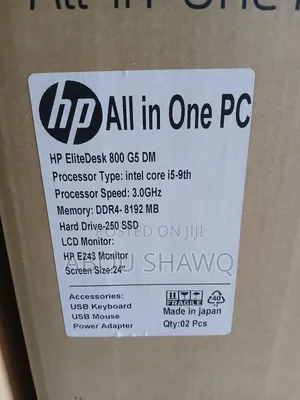 New Desktop Computer HP EliteDesk 800 G4 256GB Intel Core i5 HDD 250GB