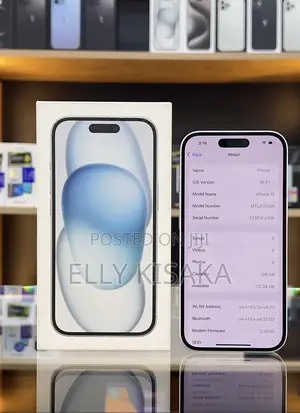 New Apple iPhone 15 128 GB White