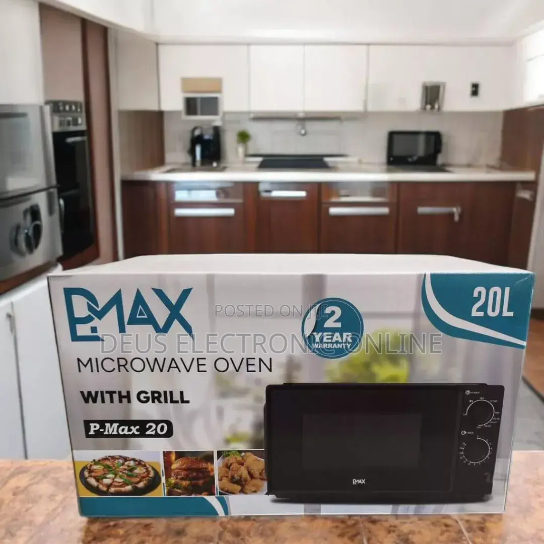 Pmax Microwave Oven 20 LTR With Grill Function Pasha Na Kuchoma