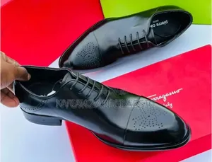 Premium Men's Cap Toe Brogue Oxford Shoes