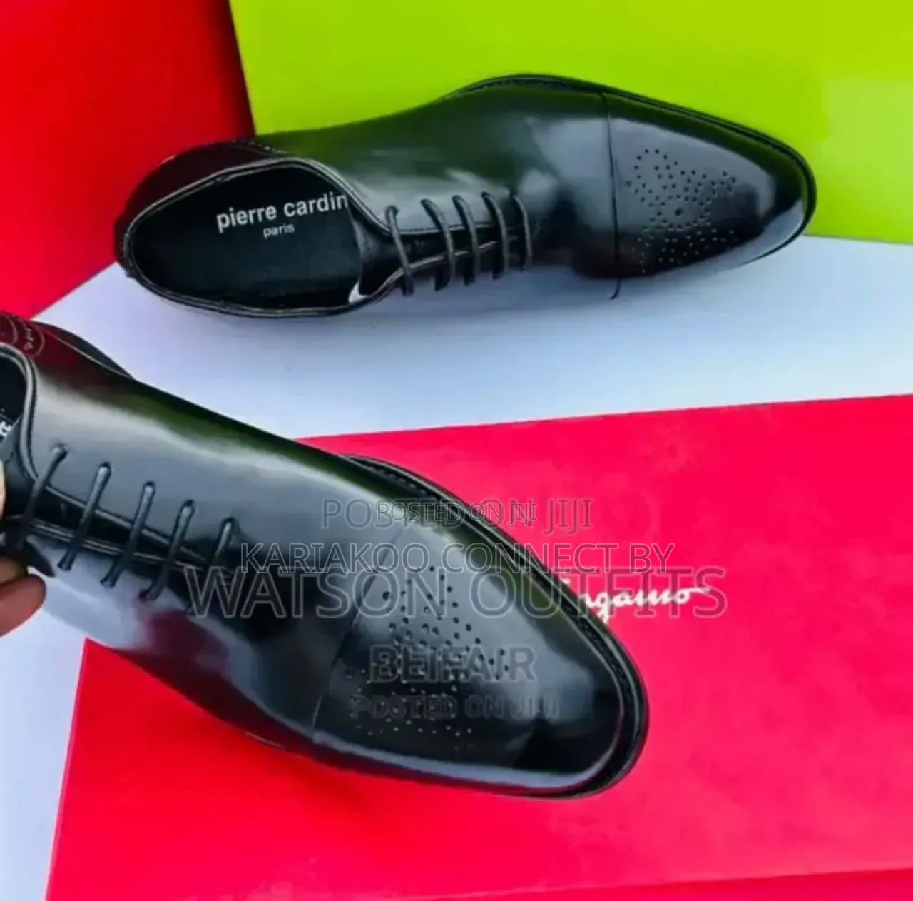 Premium Men's Cap Toe Brogue Oxford Shoes
