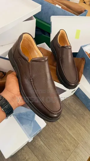 Clarks Brand Men's Leather Shoes Materials Classic and Smart