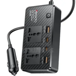 Vc07 Yesido Car Charger Inverter 200w Multiport