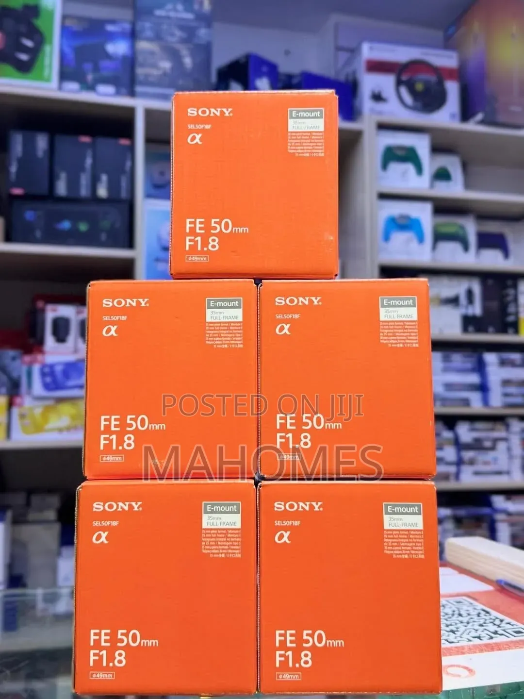 Sony Fe 50mm F/1.8 Lens Box.