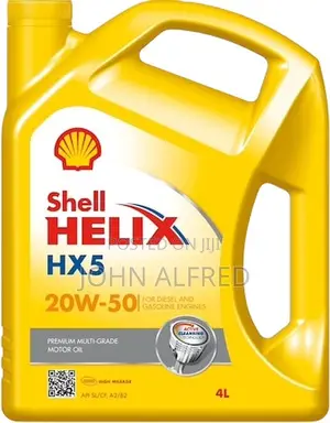 Shell Helix Hx5 20w-50 Engine Oil Available at Lube Junction Tanzania
