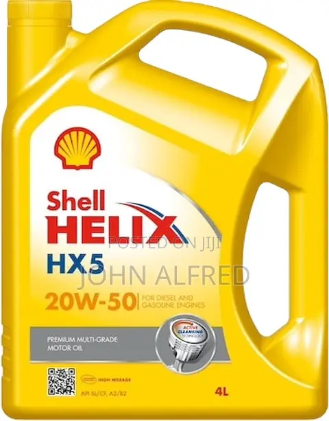 Shell Helix Hx5 20w-50 Engine Oil Available at Lube Junction Tanzania