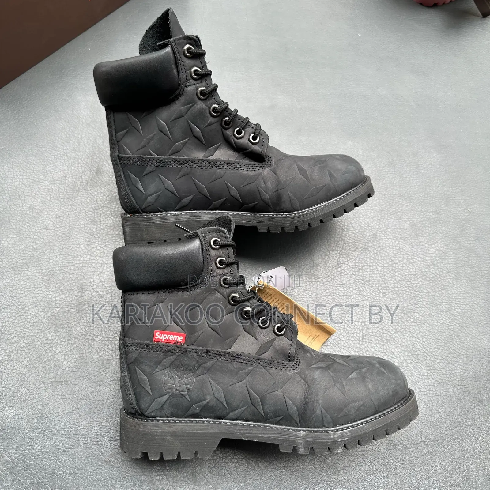 Supreme X Timberland Diamond Plate Waterproof Boots