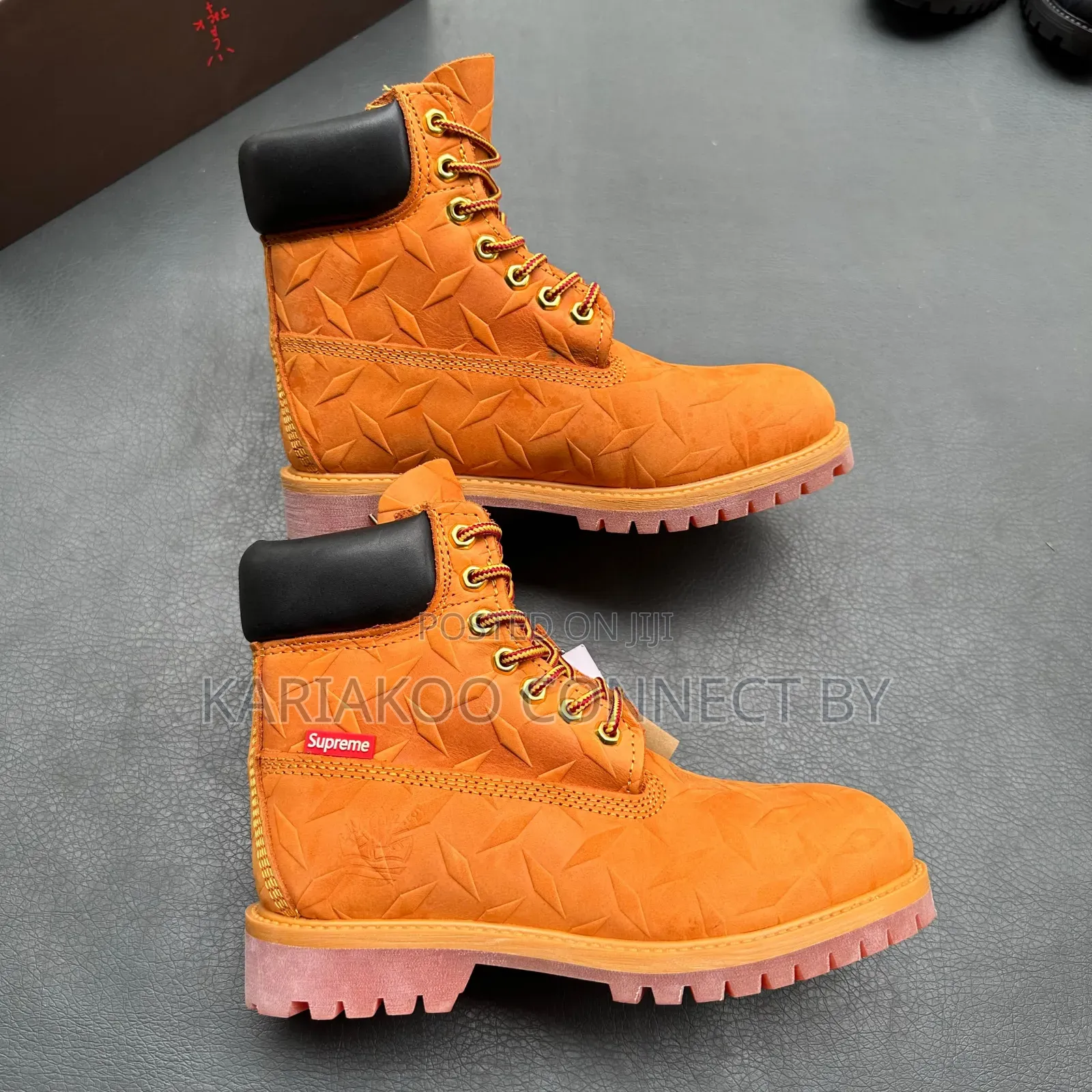 Supreme X Timberland Diamond Plate Waterproof Boots