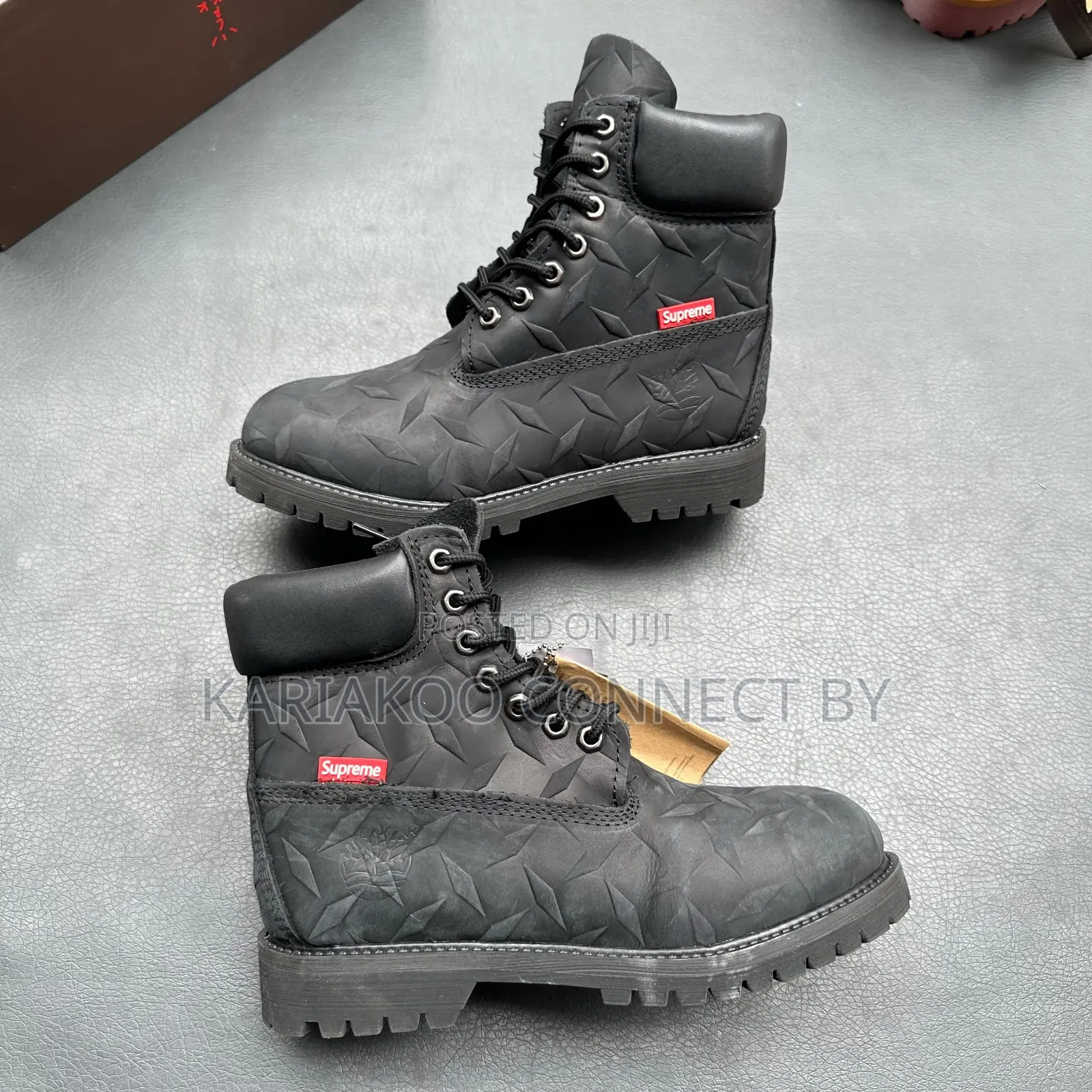 Supreme X Timberland Diamond Plate Waterproof Boots