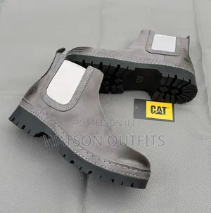 3 Colours Caterpillar or Cat Brand Materials Quality Men's Boot Shoes