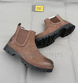 3 Colours Caterpillar or Cat Brand Materials Quality Men's Boot Shoes
