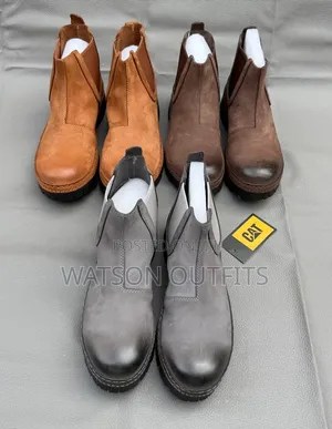 3 Colours Caterpillar or Cat Brand Materials Quality Men's Boot Shoes