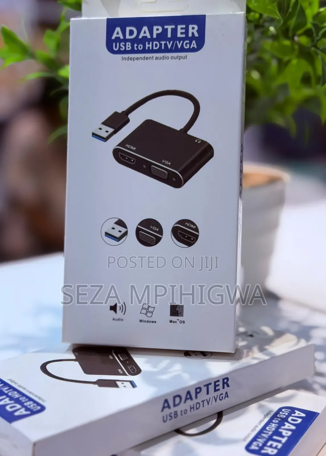 Usb To Hdmi/Vga Adapters Independet Audio Output Supports