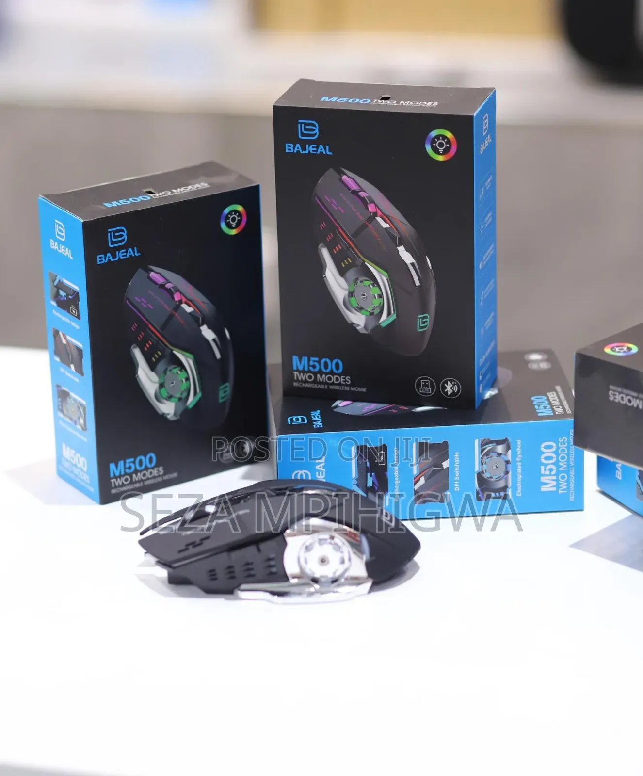 *Bajeal M500 2.4g +Bluetooth Rechargeable Mouse