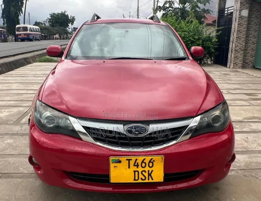 Subaru Impreza 2008 Red