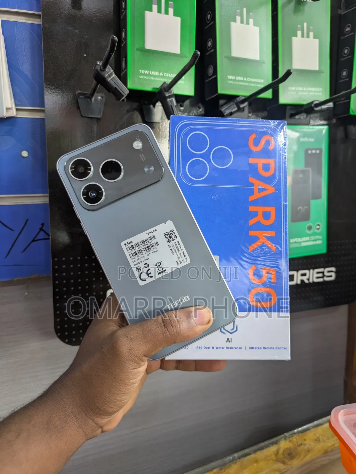 New Tecno Spark 50 128 GB Silver