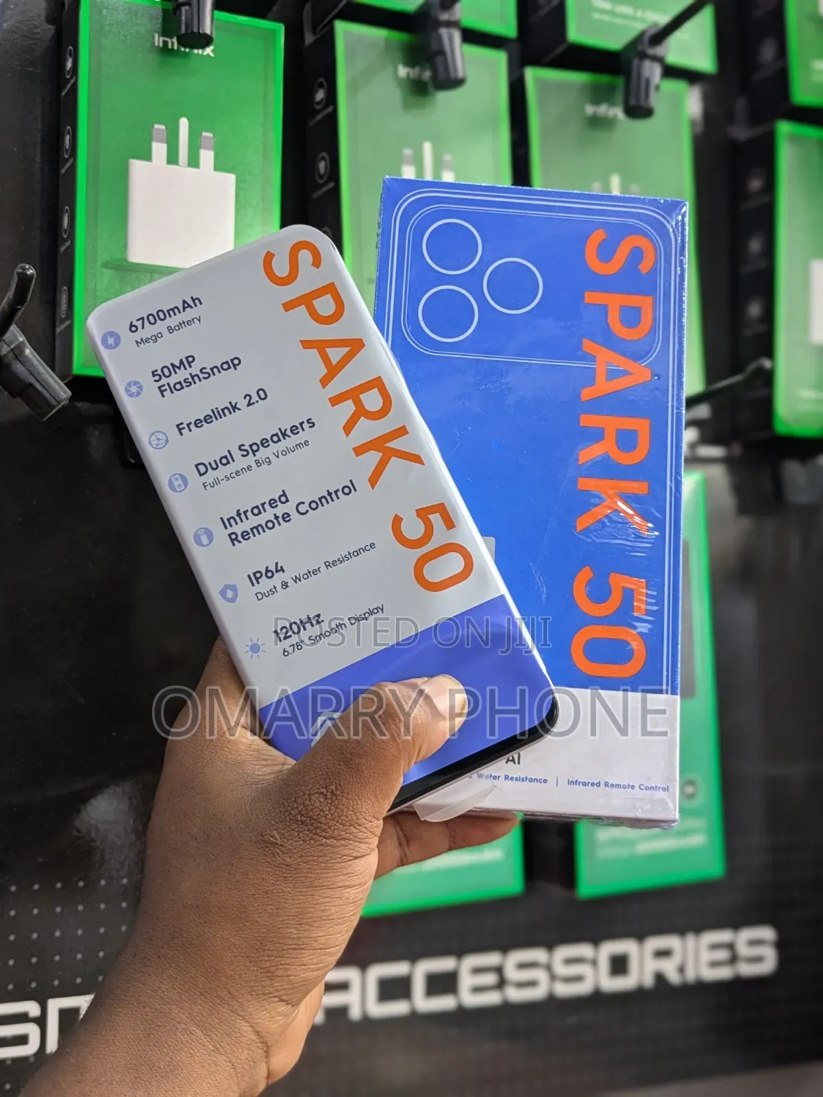 New Tecno Spark 50 128 GB Silver