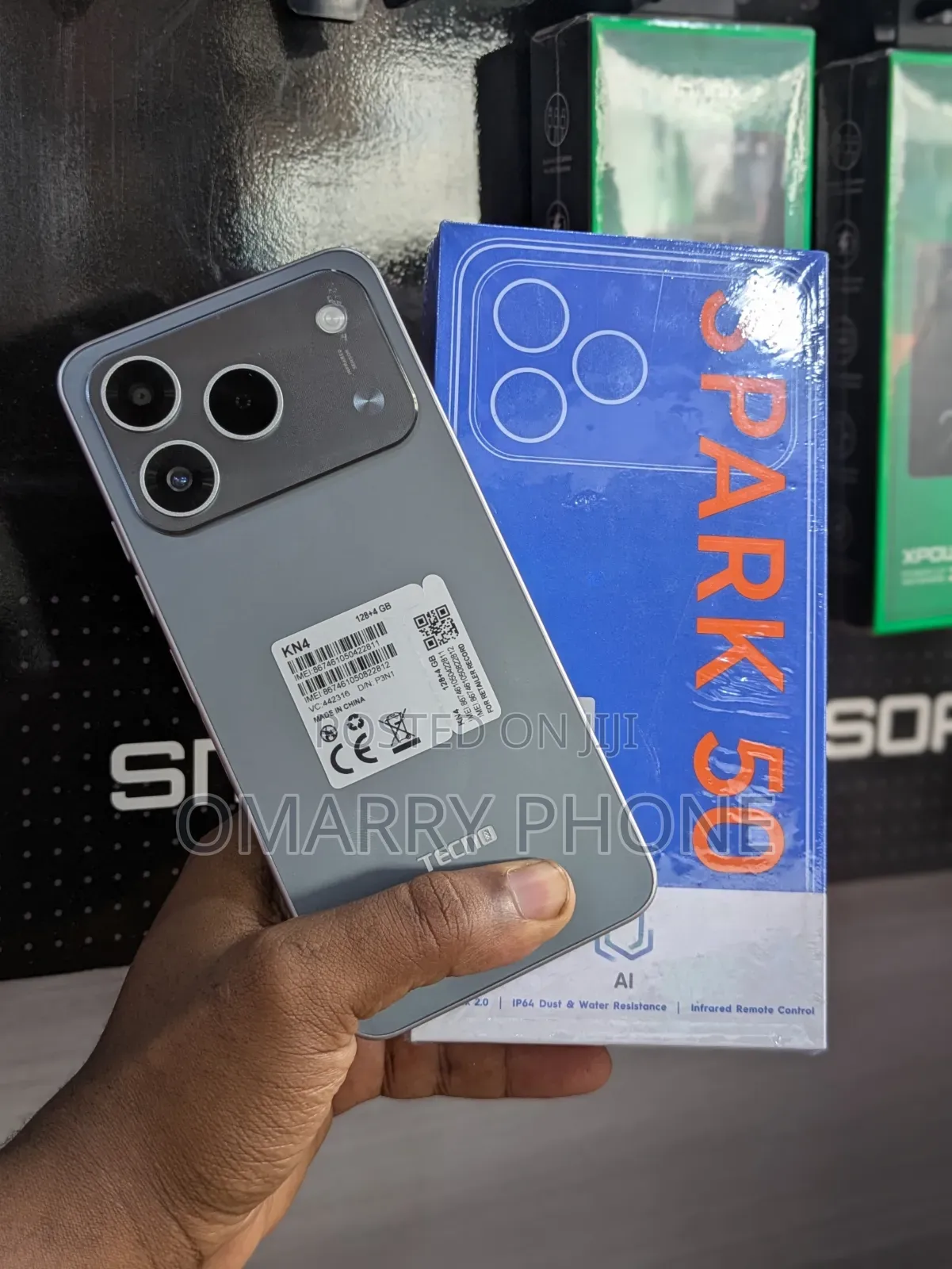 New Tecno Spark 50 128 GB Silver