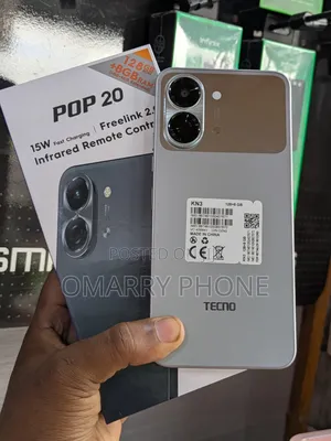 New Tecno Pop 20 128 GB Silver
