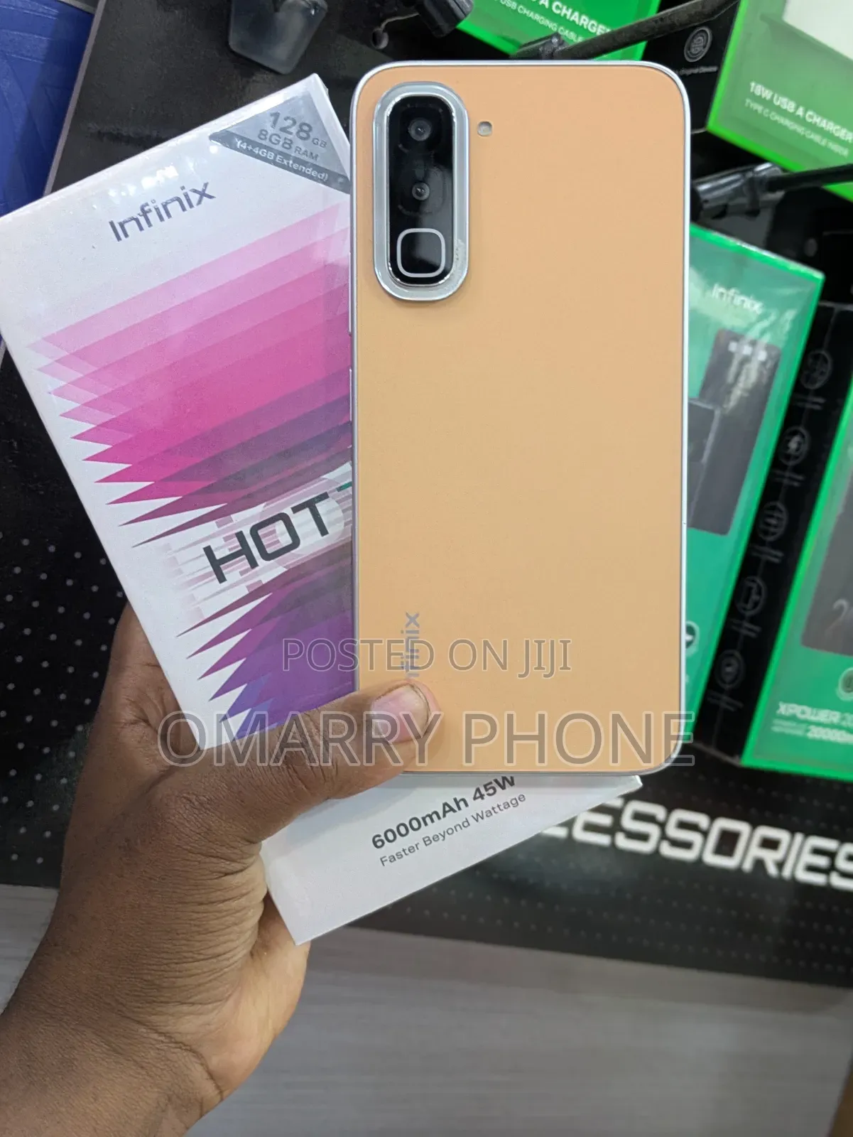 New Infinix Hot 70 256 GB Orange