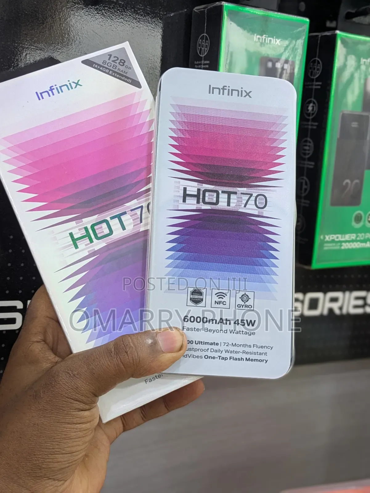 New Infinix Hot 70 256 GB Orange