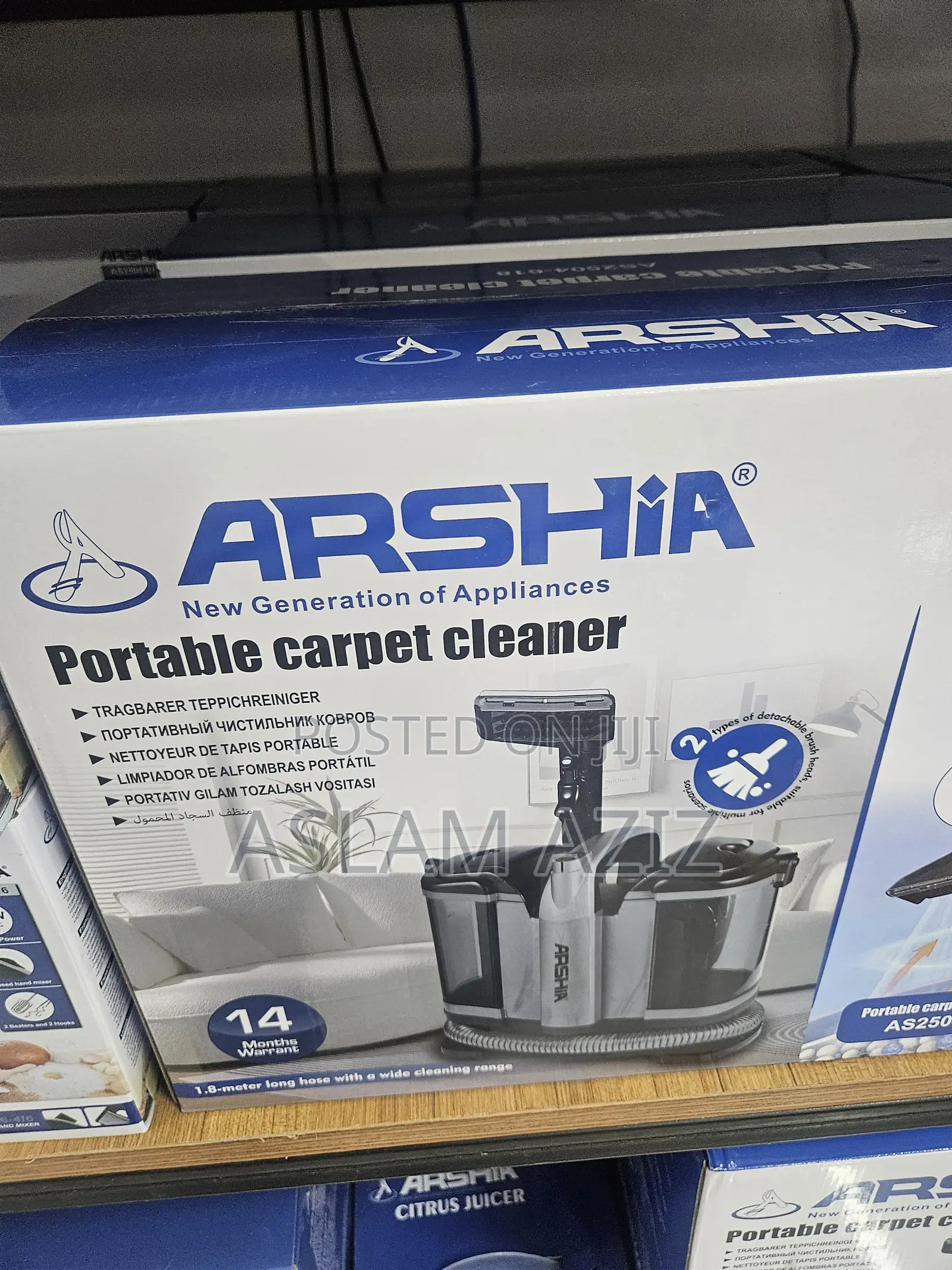 Canister Vacuum Cleaner(Portable Carpet Cleaner)