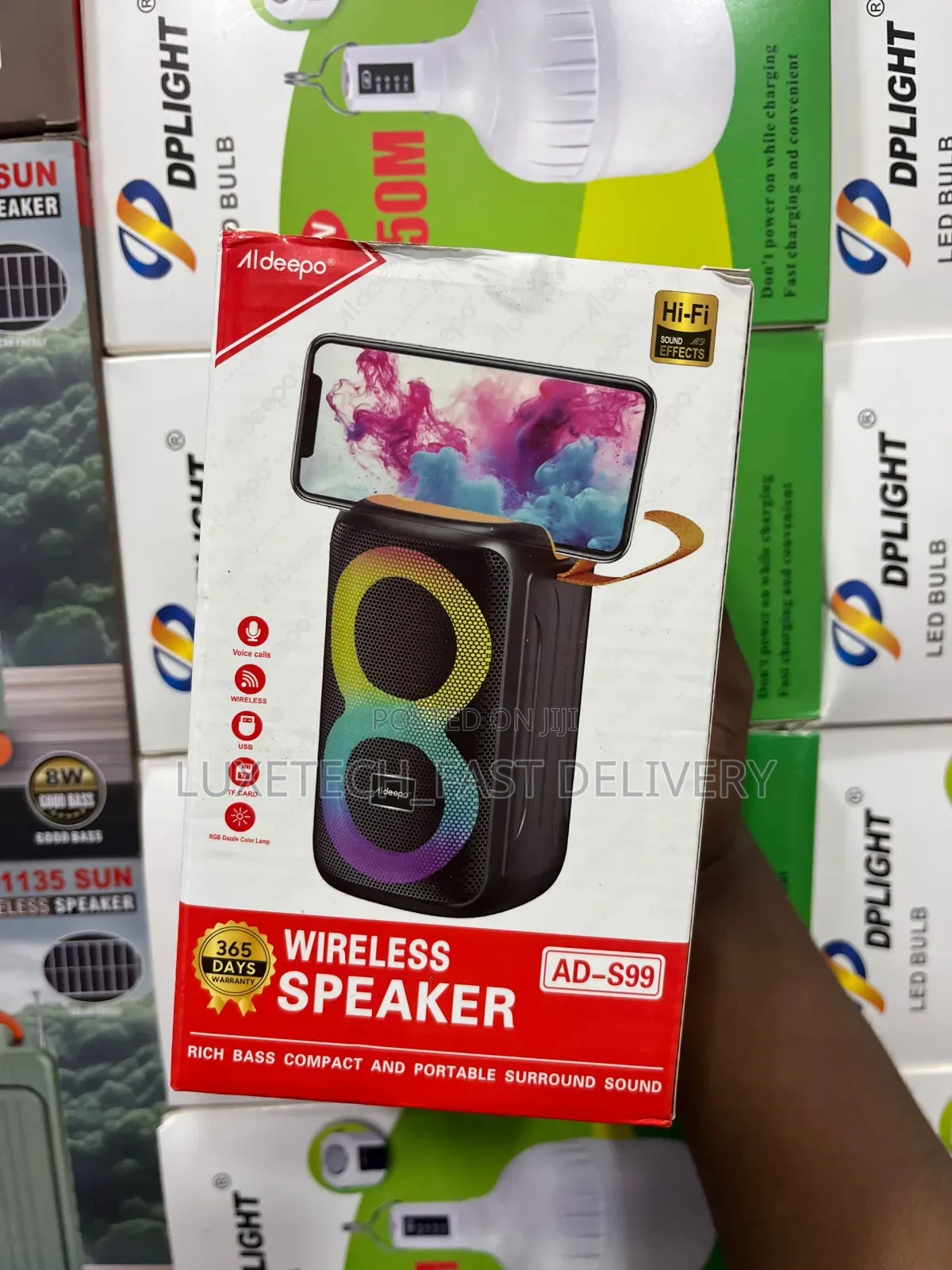 Aldeepo Ad-S99 Portable Mini Speaker (Rechargeable)