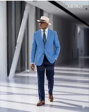  Blue Bahari Suit Fashion  De