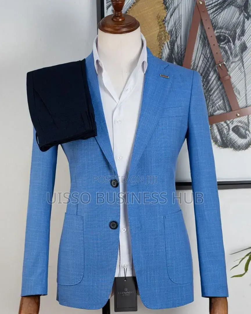  Blue Bahari Suit Fashion  De