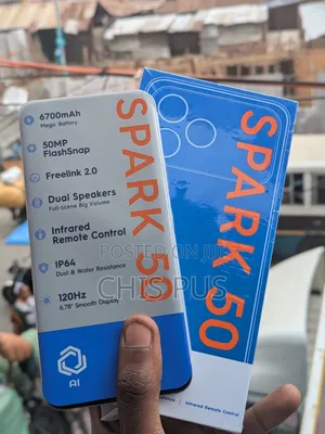 New Tecno Spark 50 128 GB Gray