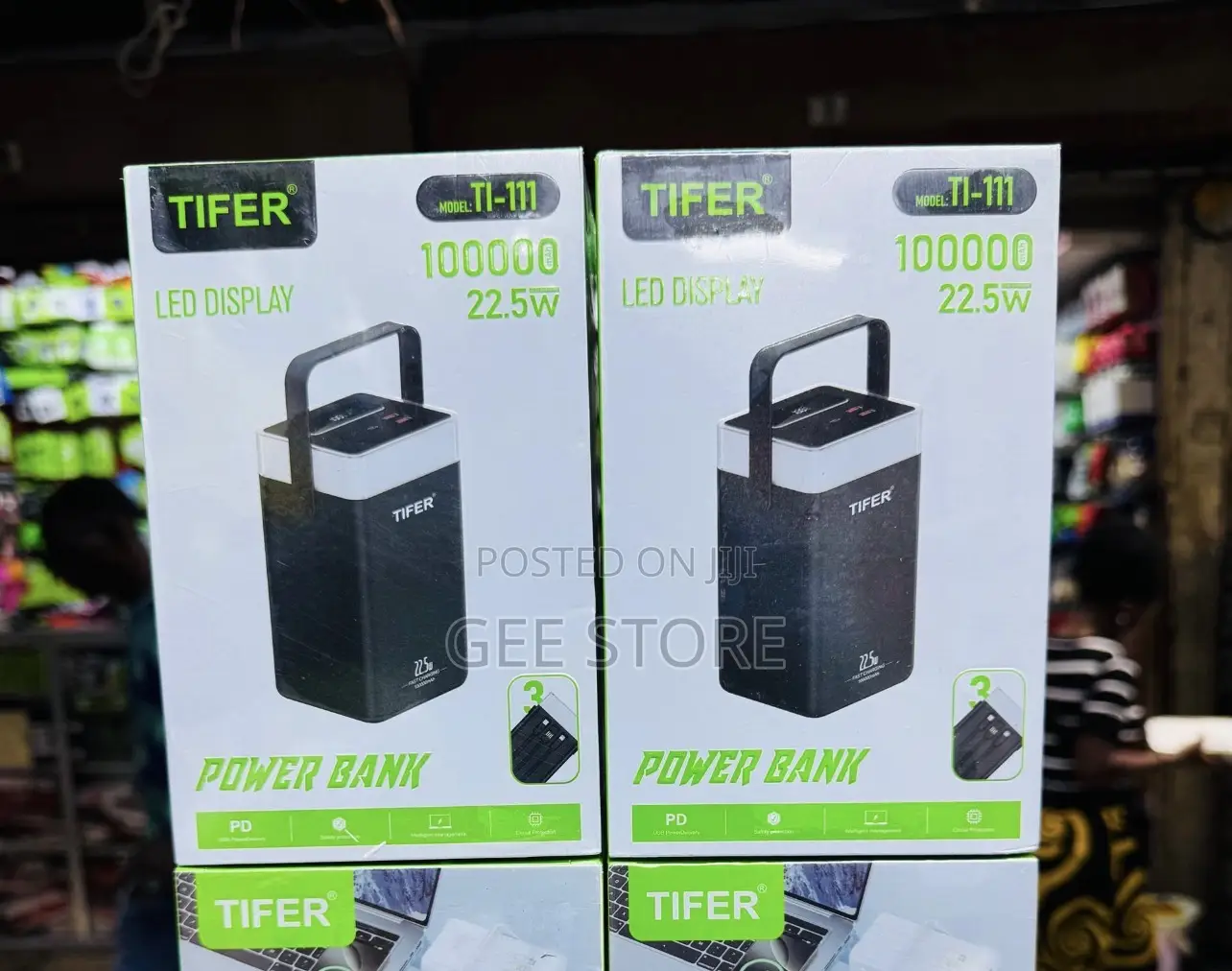 Tifer Power Bank 100000mah Led Display