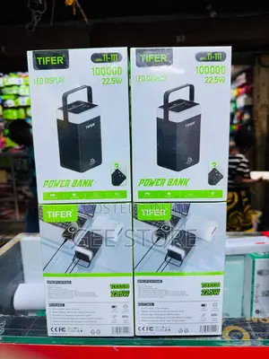 Tifer Power Bank 100000mah Led Display