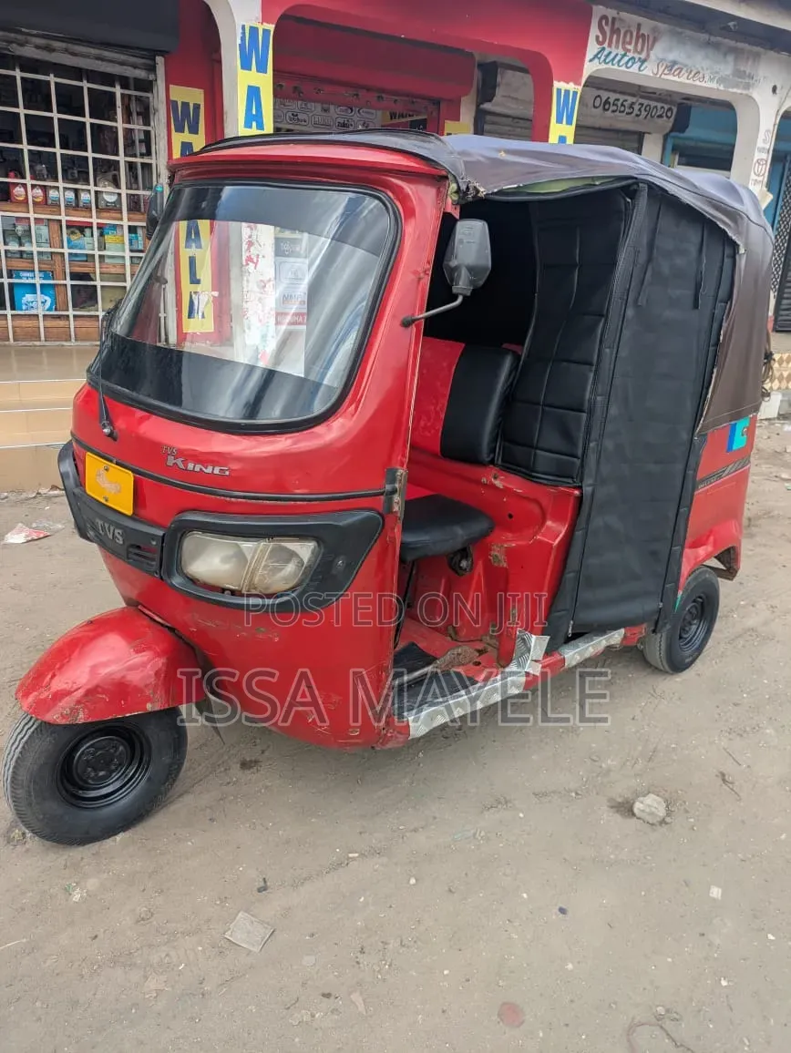 TVS King Deluxe Plus iTouch Start 2025 Red