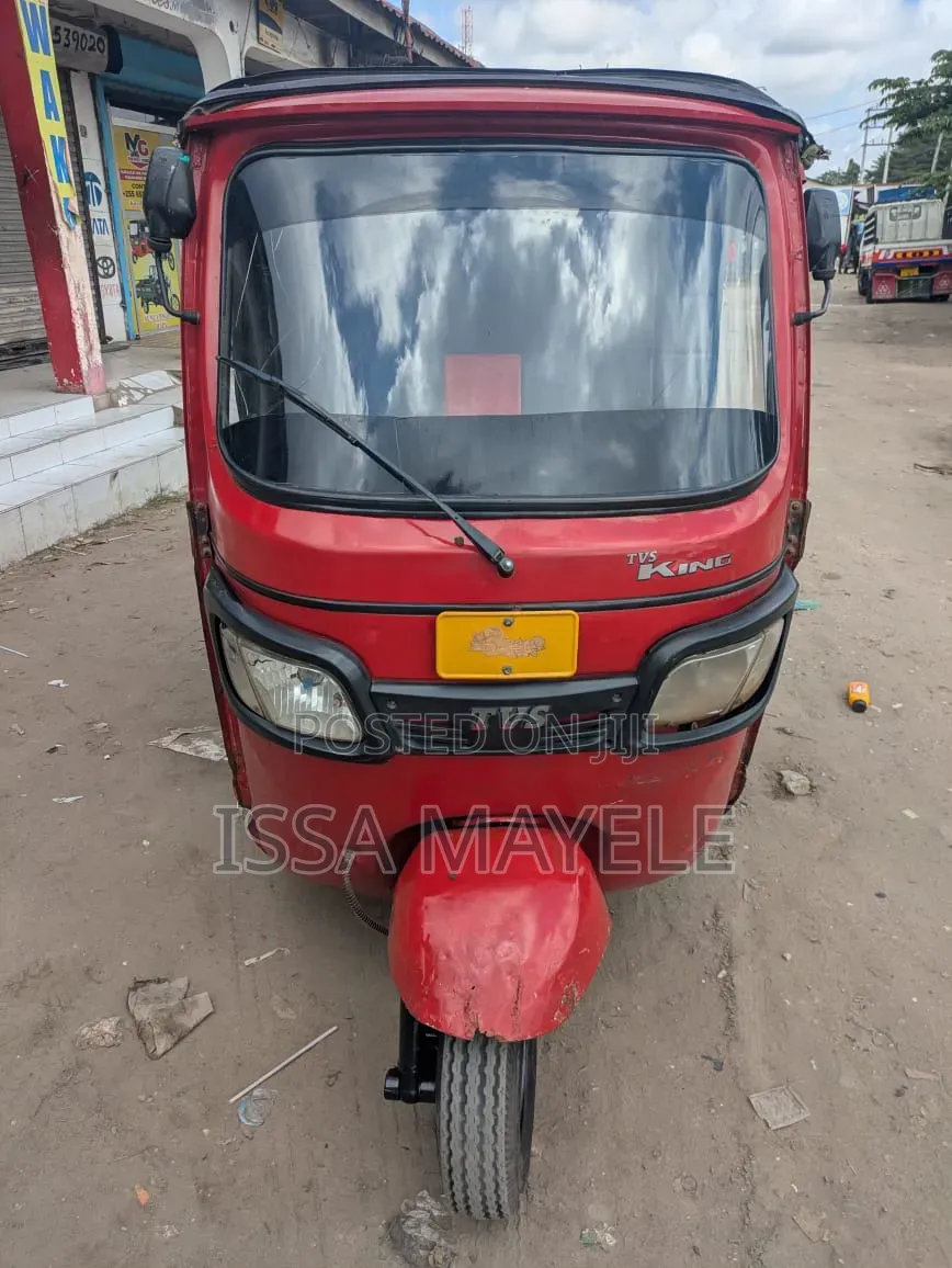 TVS King Deluxe Plus iTouch Start 2025 Red