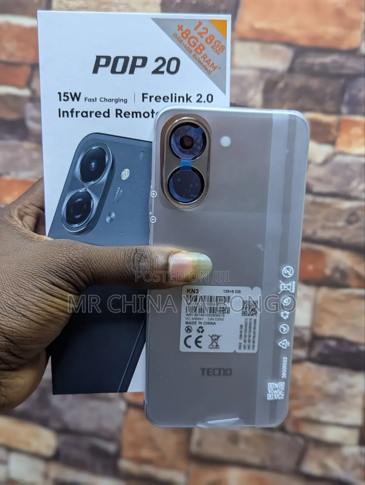 New Tecno Pop 20 128 GB