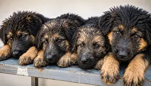 1-3 months Male Purebred German Shepherd