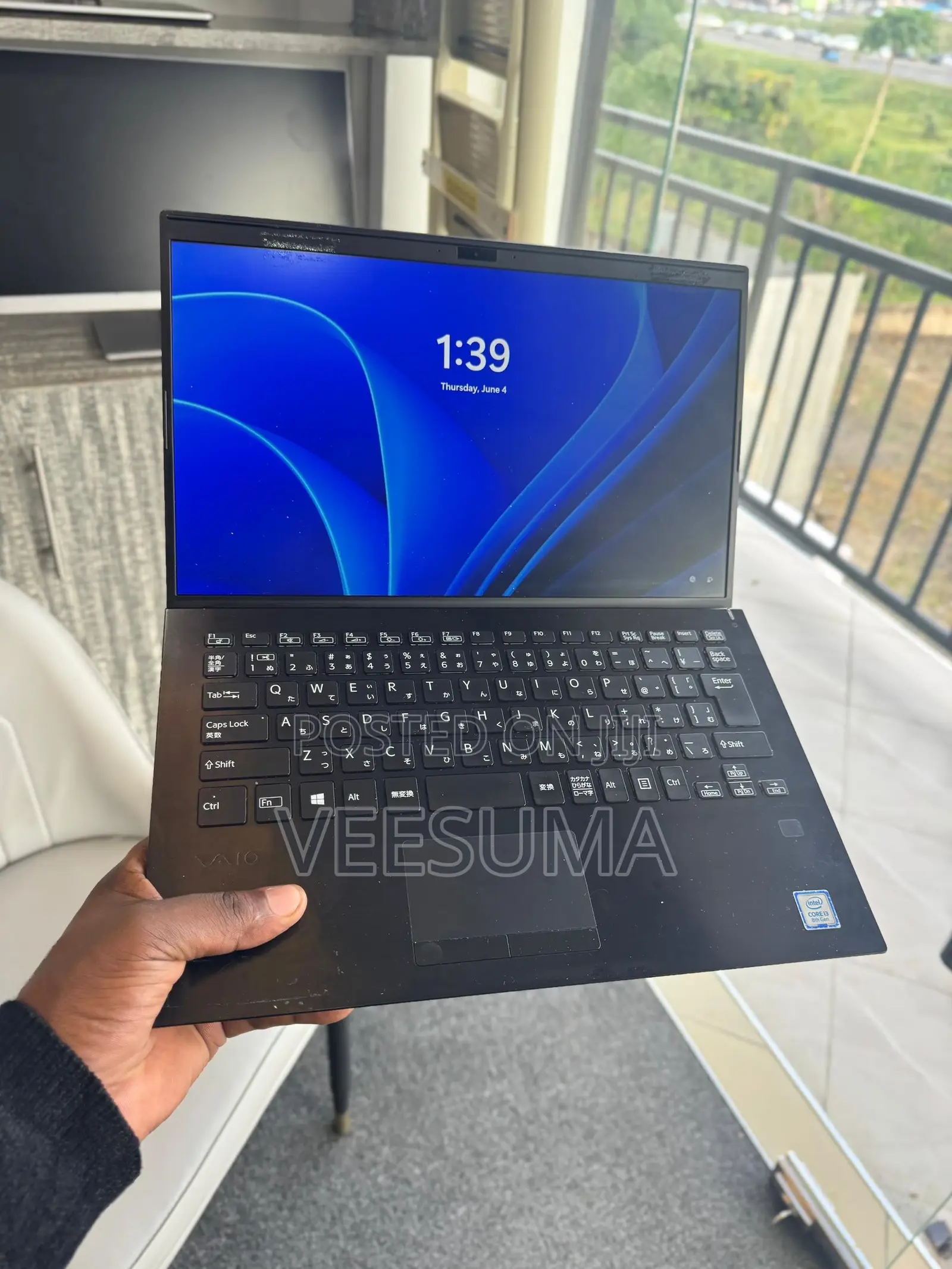 Laptop Sony 8GB Intel Core i3 SSD 128GB
