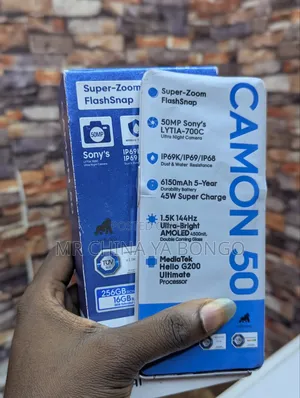 New Tecno Camon 50 256 GB