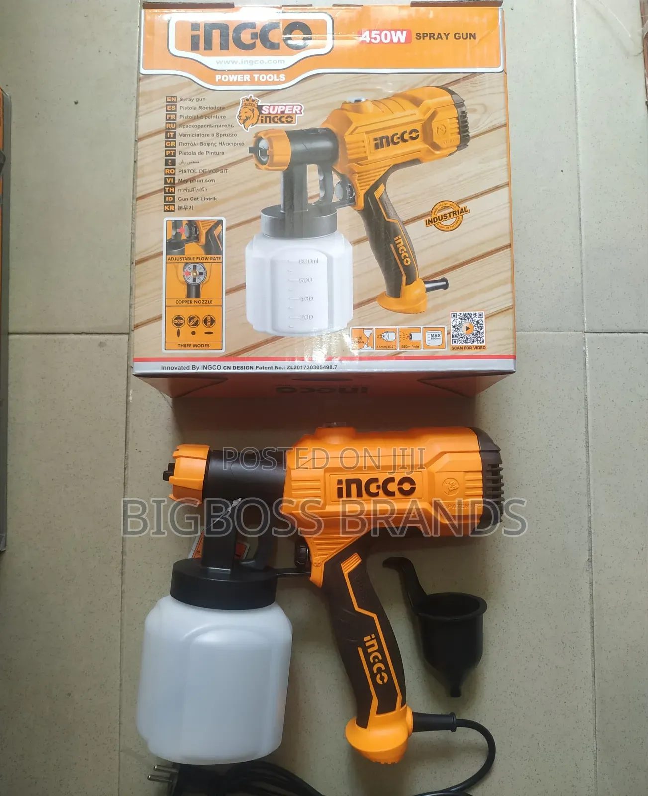 Ingco Electric Spray Gun 450w