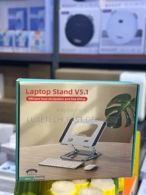 Portable Metal Laptop Stand V5.1 For Office And Home Use